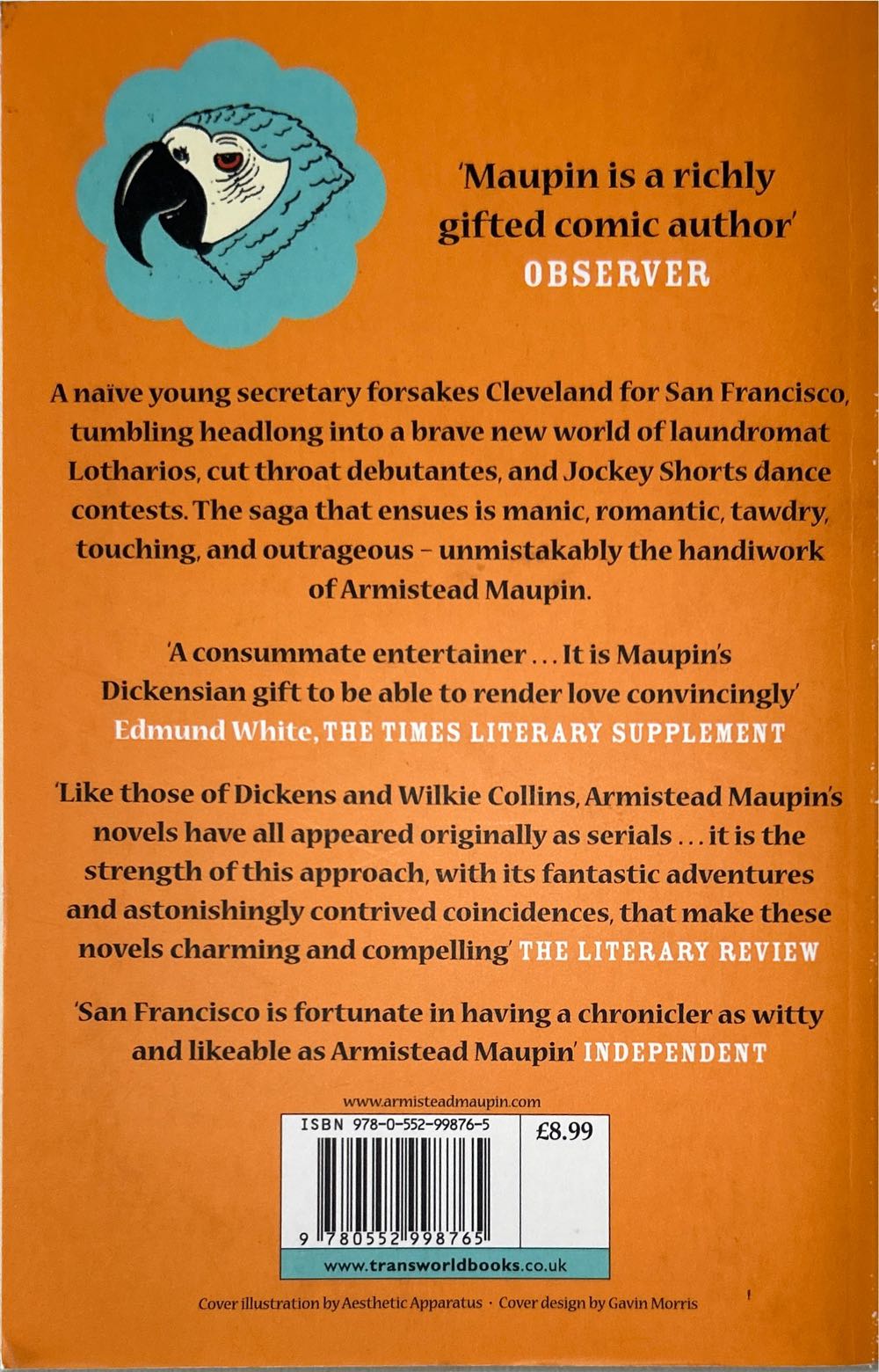 Tales of the City - Armistead Maupin (Black Swan - Paperback) book collectible [Barcode 9780552998765] - Main Image 2