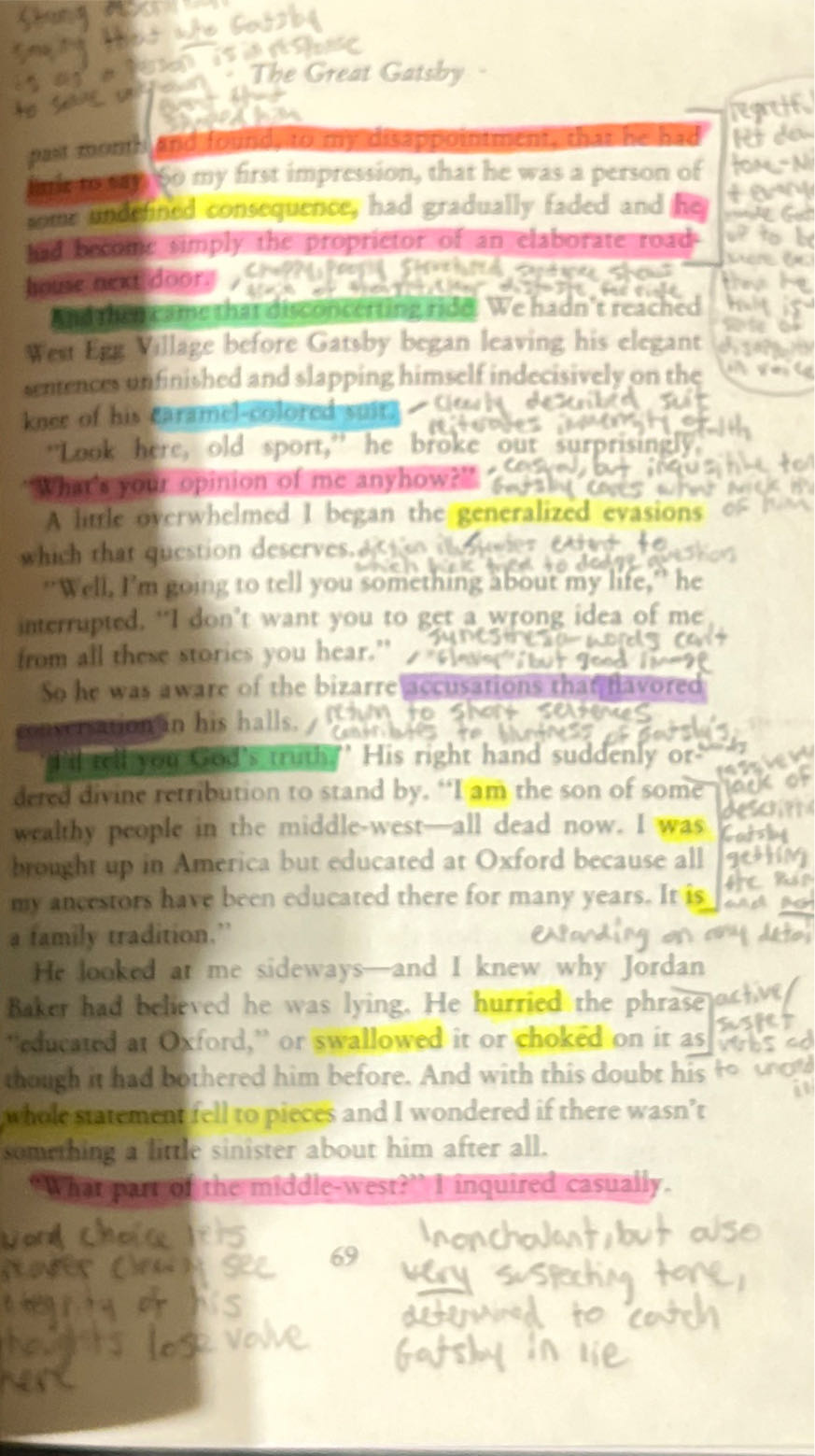 FSF: The Great Gatsby - F. Scott Fitzgerald (Charles Scribner’s Sons - Paperback) book collectible [Barcode 9780020198819] - Main Image 4