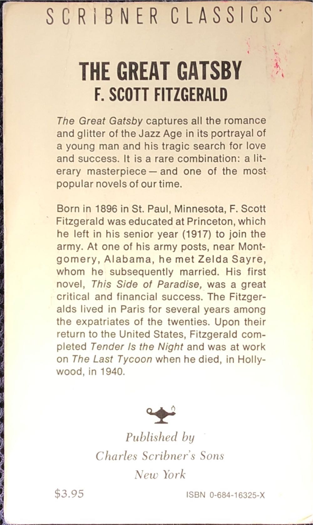 The Great Gatsby - F. Scott Fitzgerald (Collier Books - Paperback) book collectible [Barcode 9780684163253] - Main Image 3