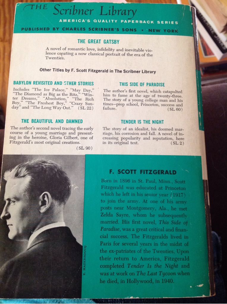 The Great Gatsby - Scott Fitzgerald (- Paperback) book collectible - Main Image 2