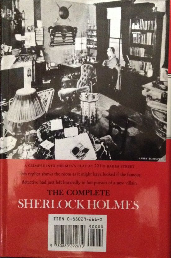 Complete Sherlock Holmes, The - Sir Arthur Conan Doyle (Barnes & Noble - Hardcover) book collectible [Barcode 9780880292610] - Main Image 2