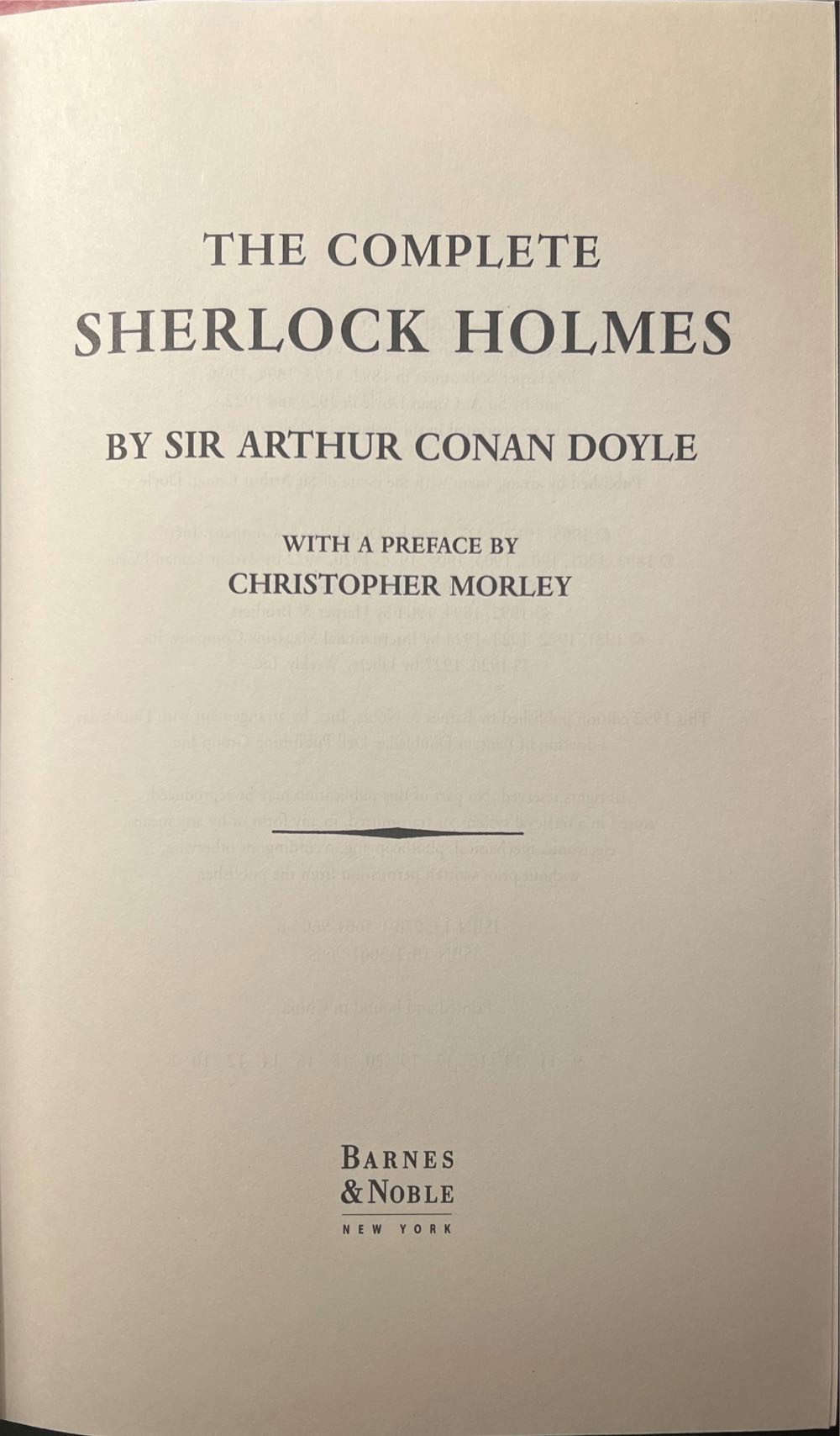 The Complete Sherlock Holmes - Sir Arthur Conan Doyle (Barnes and Noble - Hardcover) book collectible [Barcode 9781566196048] - Main Image 2