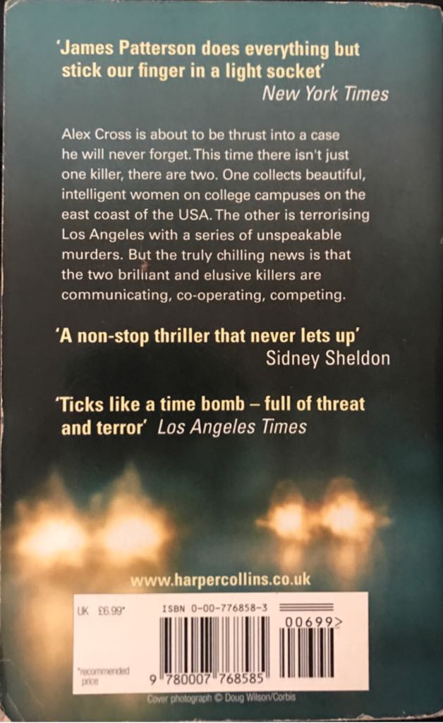 Kiss the Girls - James Patterson (HarperCollins - Paperback) book collectible [Barcode 9780007768585] - Main Image 2