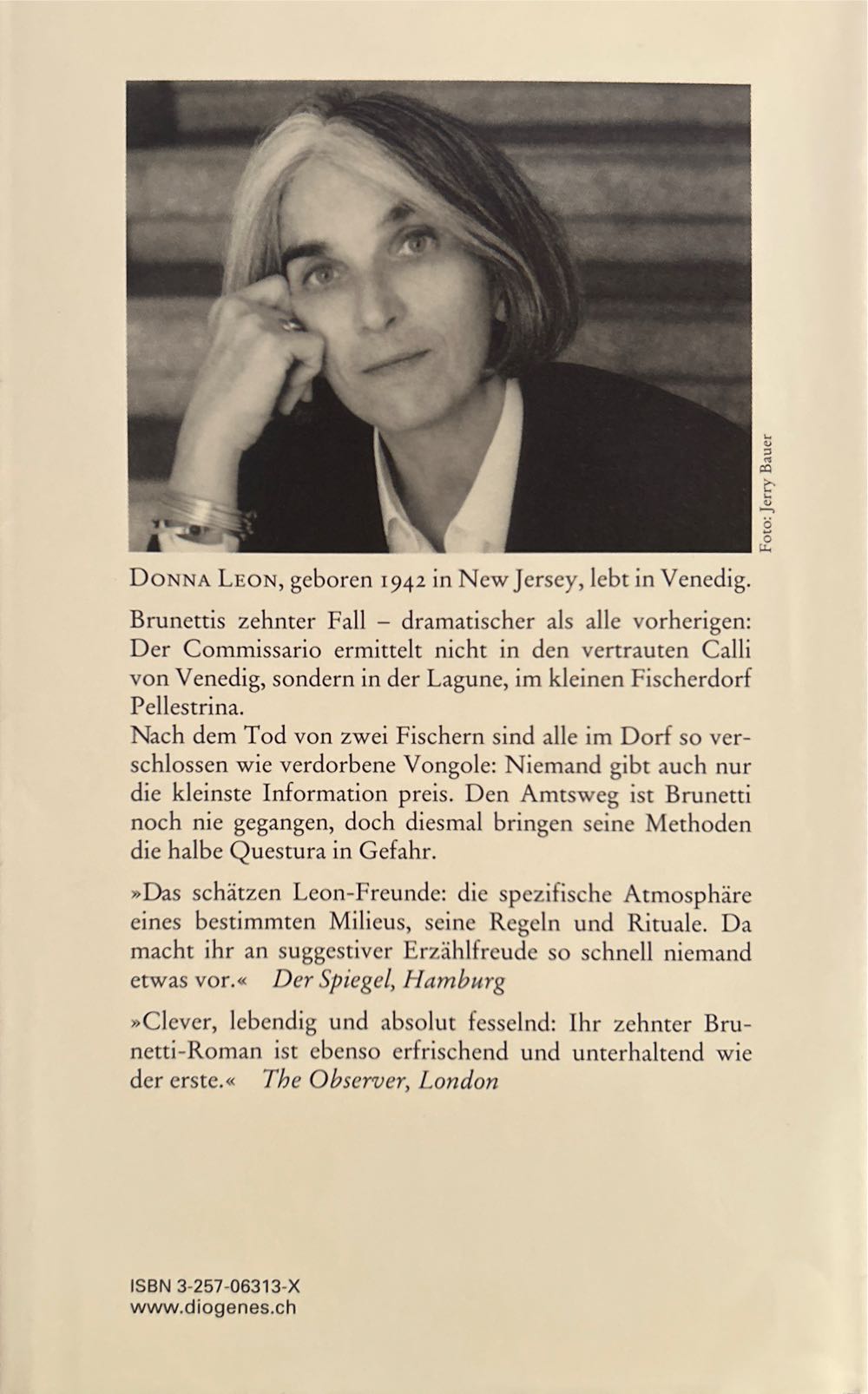 Das Gesetz der Lagune - Donna Leon (Diogenes Verlag - Hardcover) book collectible [Barcode 9783257063134] - Main Image 2