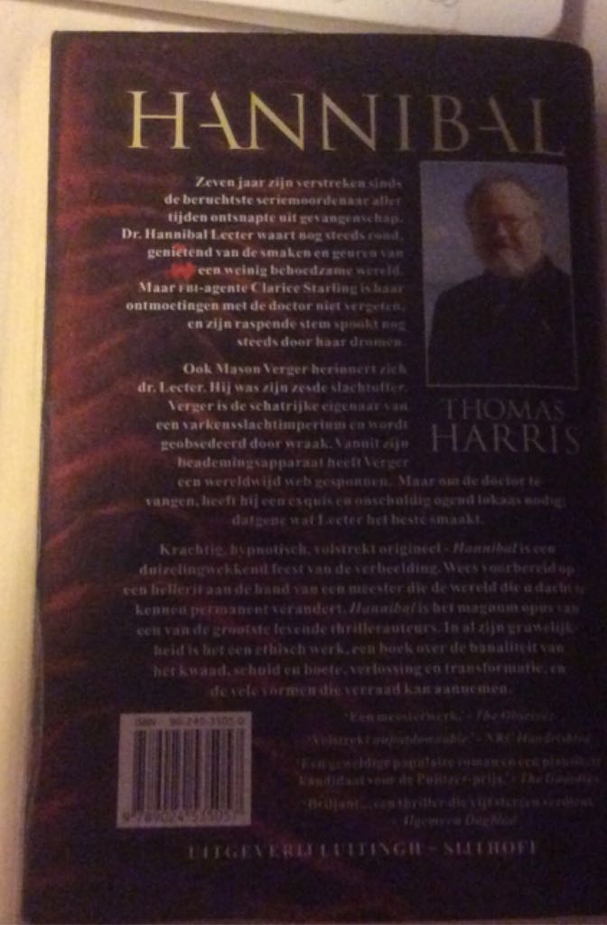 Hannibal - Thomas Harris (- Paperback) book collectible [Barcode 9789024535057] - Main Image 2