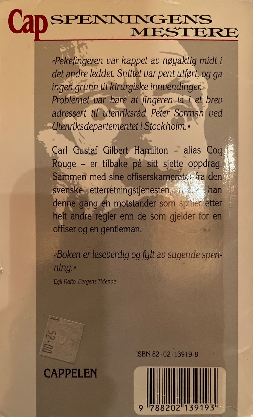 Vendetta - Jan Guillou (Paperback) book collectible [Barcode 9788202139193] - Main Image 2