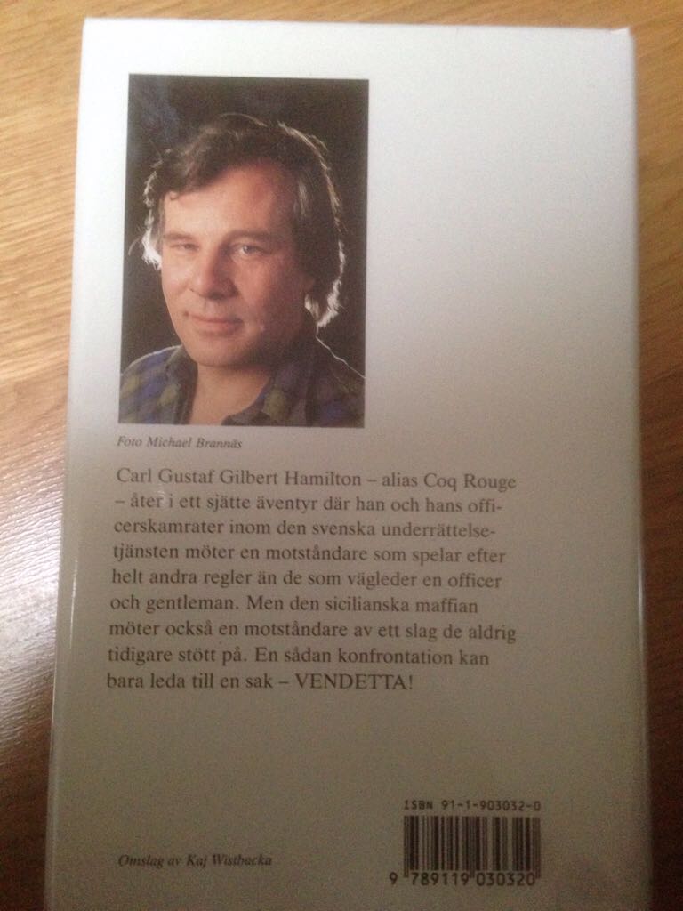 Vendetta - Jan Guillou (Norstedts Förlag AB) book collectible [Barcode 9789119030320] - Main Image 2