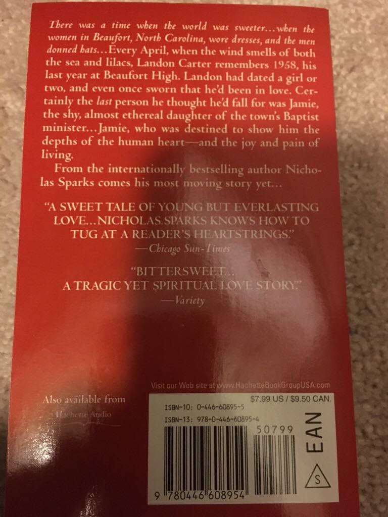 A Walk to Remember - Nicholas Sparks (NO - eBook) book collectible - Main Image 2