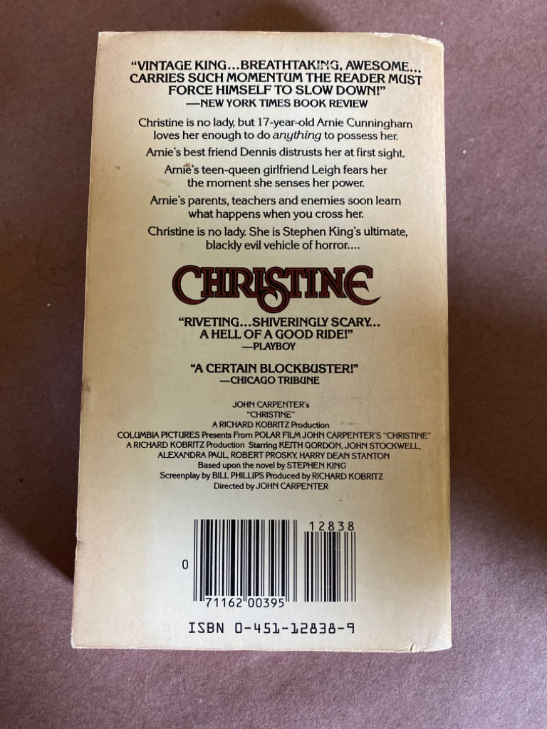 Christine - Stephen King (Le Livre de poche - Paperback) book collectible [Barcode 9782253147695] - Main Image 2