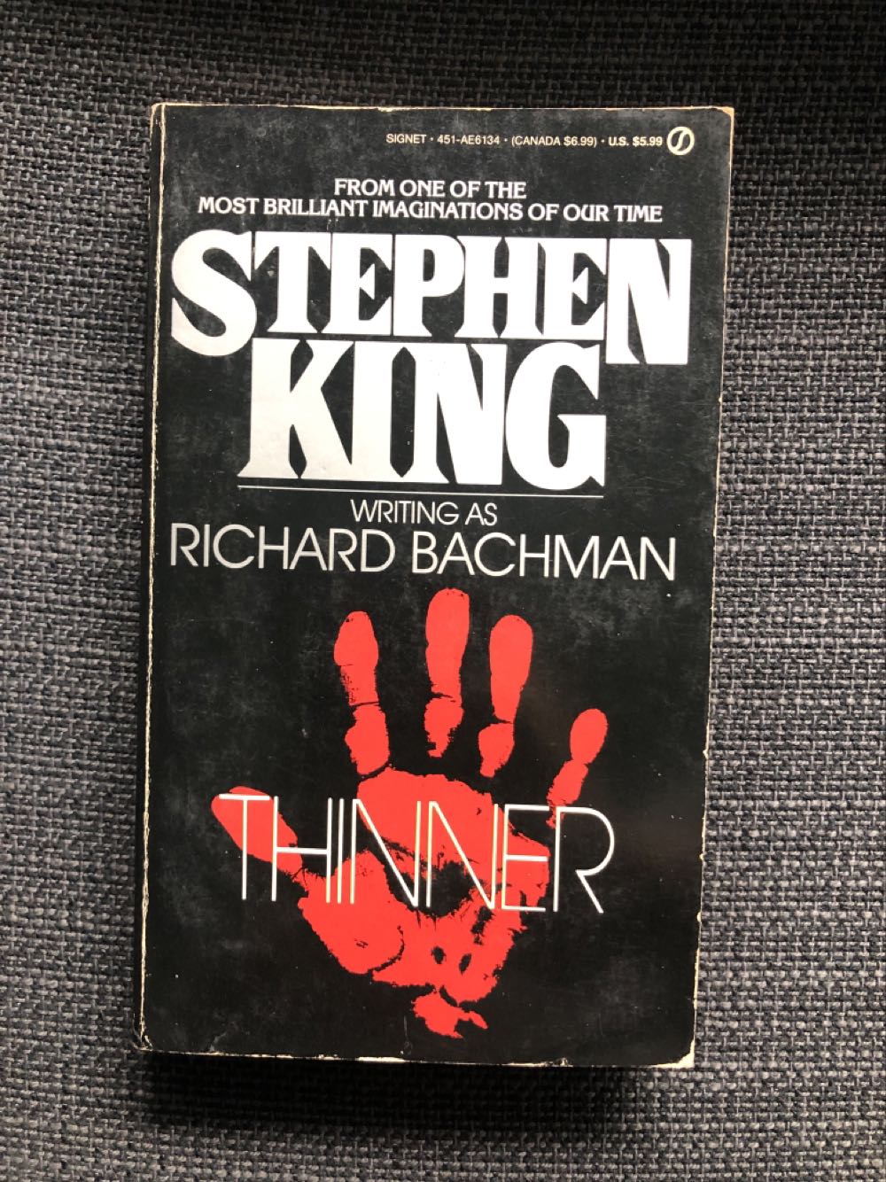 Thinner - Stephen King (Signet Books - Paperback) book collectible [Barcode 9780451161345] - Main Image 3