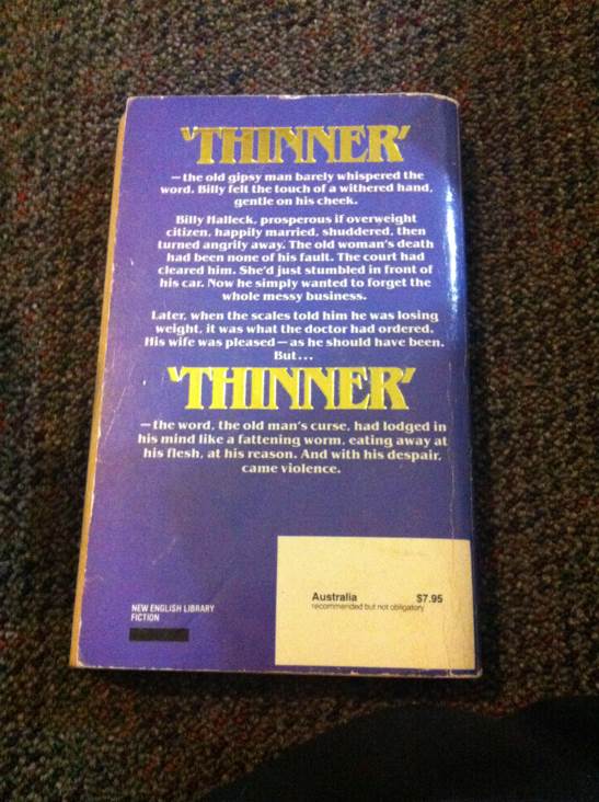 Thinner - Stephen King (Paperback) book collectible - Main Image 2