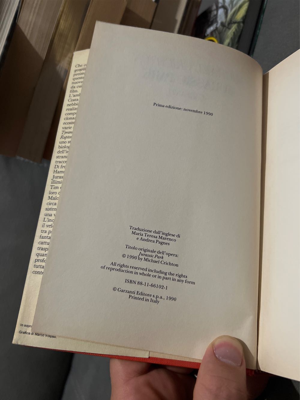 Jurassic Park - Michael Crichton (Garzanti - Hardcover) book collectible [Barcode 9788811661023] - Main Image 2