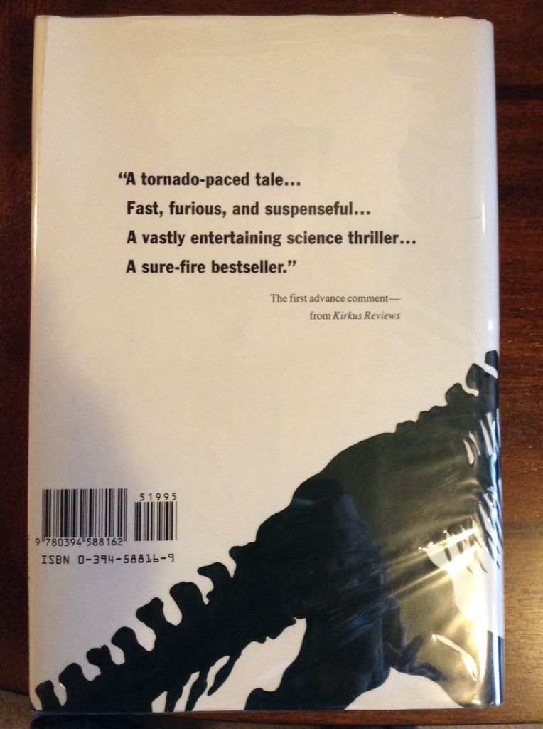 Jurassic Park - Crichton, Michael (A. Knopf, Alfred - Hardcover) book collectible - Main Image 2