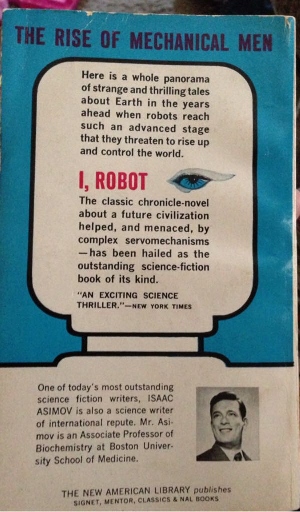 I, Robot - Isaac Asimov (Signet Science Fiction - Paperback) book collectible - Main Image 2
