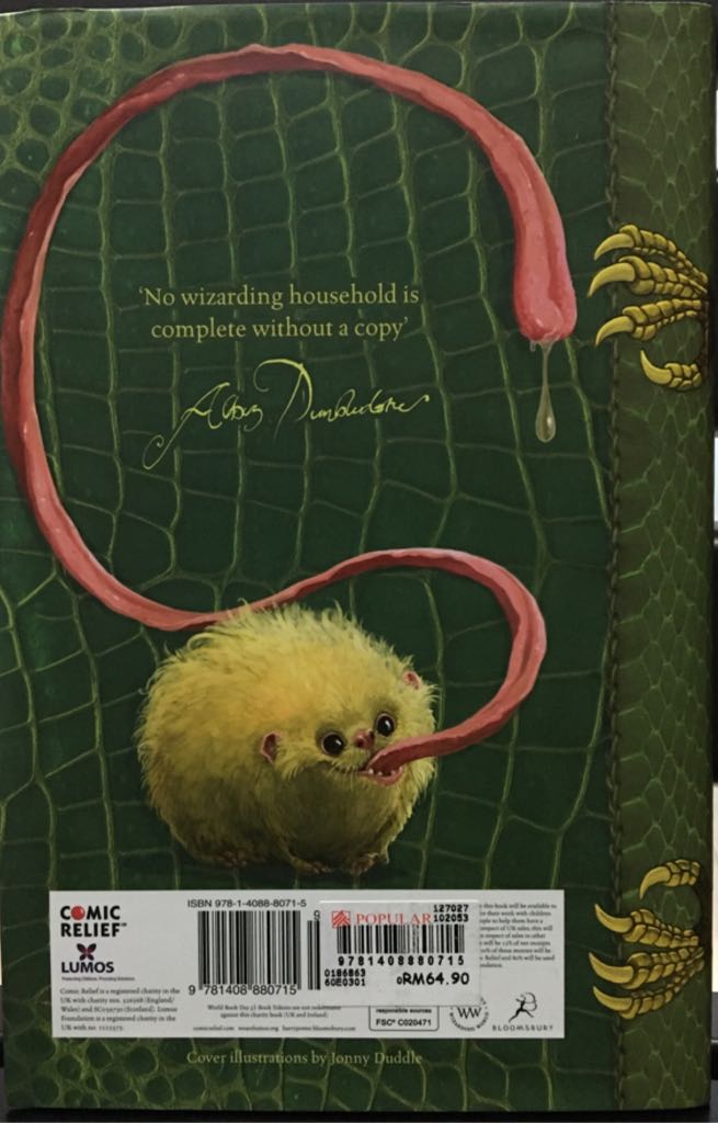 Fantastic Beasts And Where To Find Them: Newt Scamander - J. K. Rowling (Bloombury Publishing Plc - Hardcover) book collectible [Barcode 9781408880715] - Main Image 2