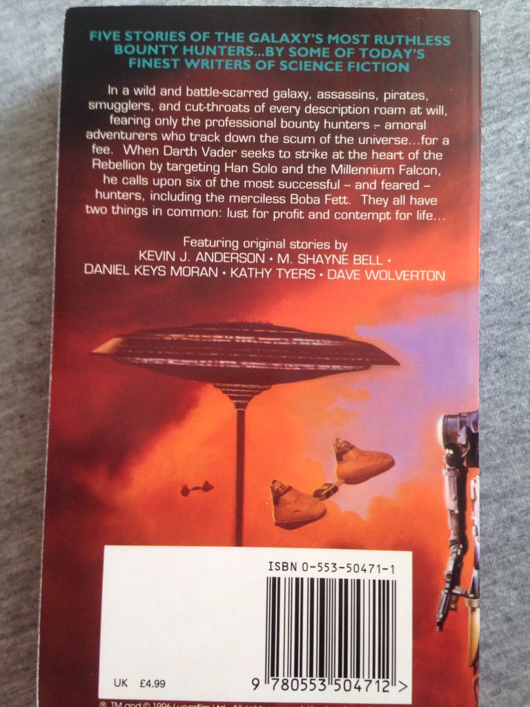 Star Wars: Tales of the Bounty Hunters - Kevin J. Anderson (Bantam Books - Paperback) book collectible [Barcode 9780553504712] - Main Image 2