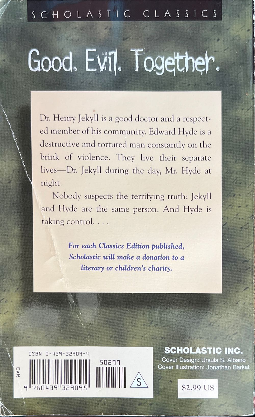 Dr. Jekyll And Mr. Hyde - Robert Louis Stevenson (Scholastic Classics - Paperback) book collectible [Barcode 9780439329095] - Main Image 2
