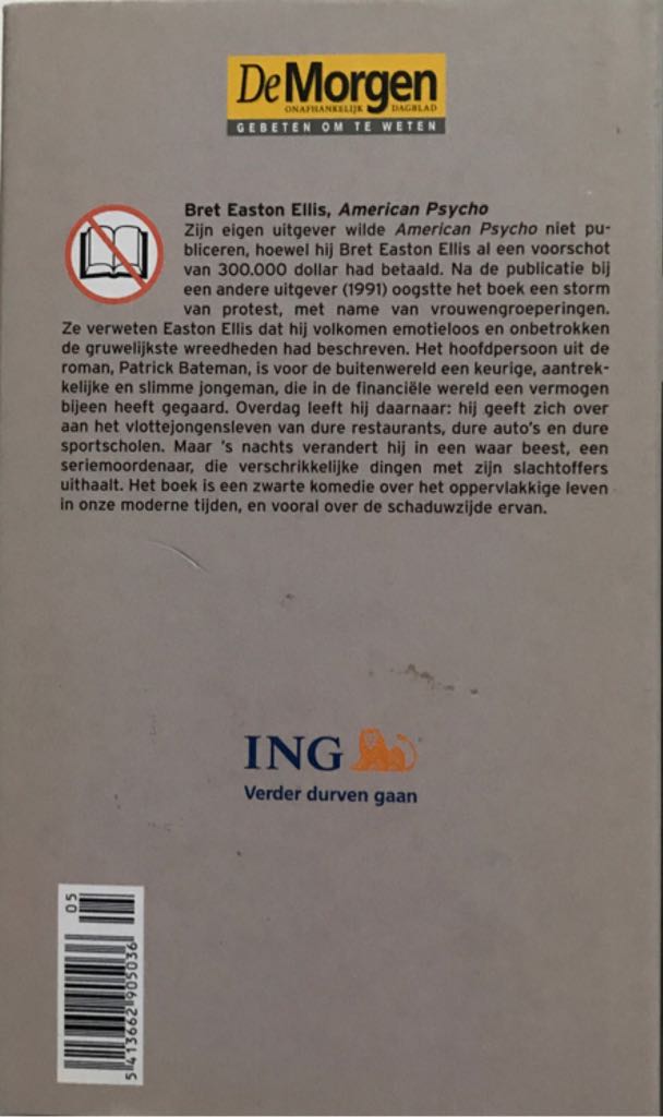 American Psycho - Easton Ellis book collectible - Main Image 2