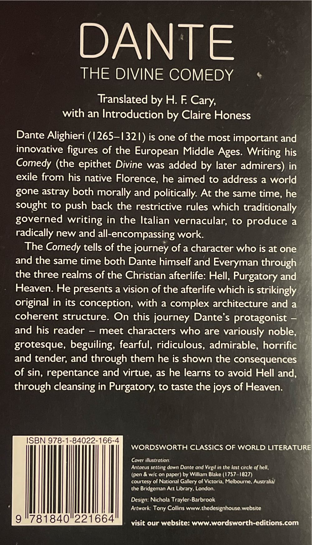 The Divine Comedy - Dante Aligheri (Wordsworth Classics - Paperback) book collectible [Barcode 9781840221664] - Main Image 2