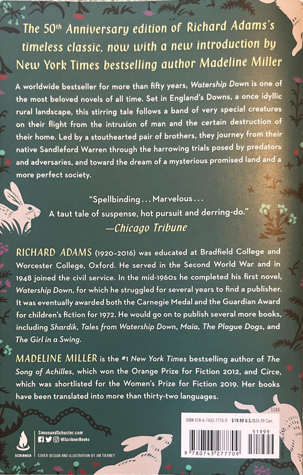 Watership Down - Richard Adams (Scribner - Trade Paperback) book collectible [Barcode 9780743277709] - Main Image 4