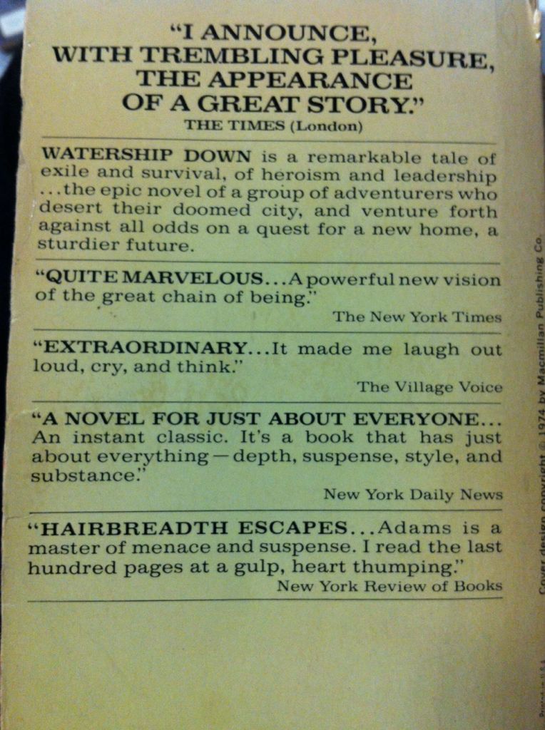 Watership Down  book collectible - Main Image 2