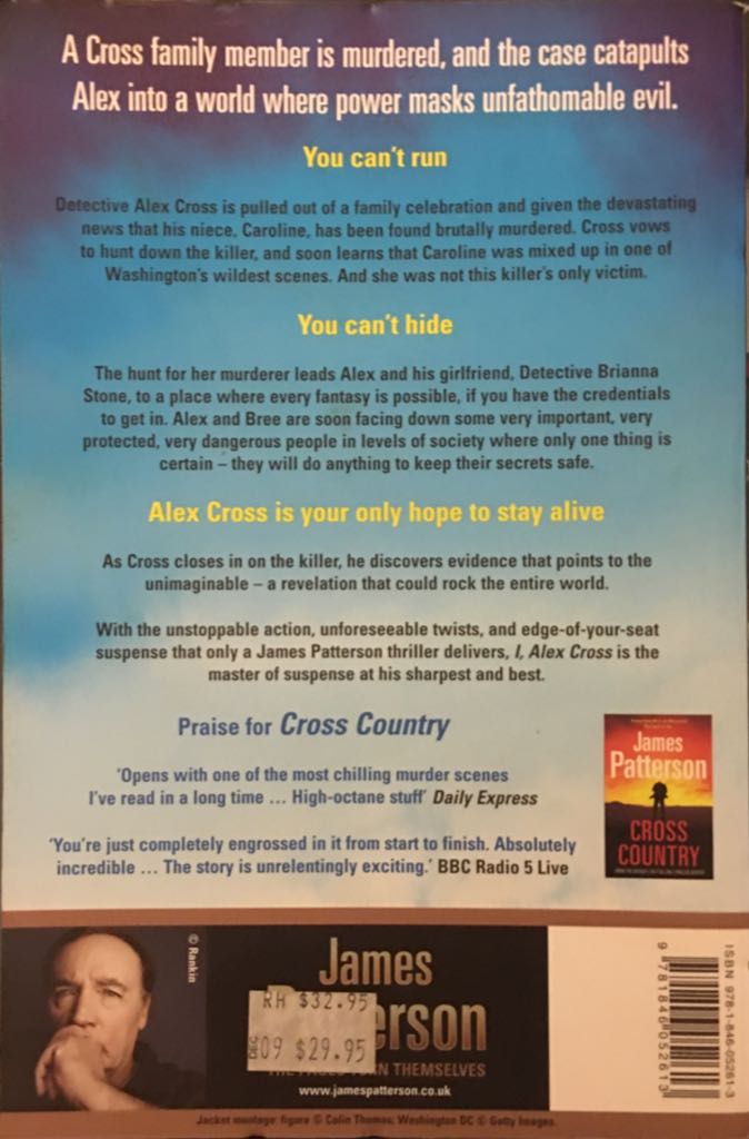 Alex Cross 16-I, Alex Cross - James Patterson (Century London - Trade Paperback) book collectible [Barcode 9781846052613] - Main Image 2