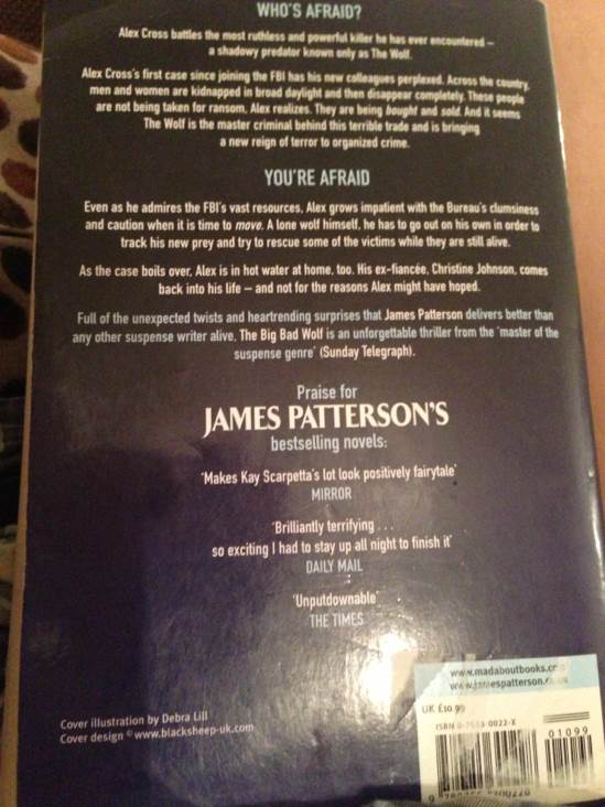 Alex Cross 9-The Big Bad Wolf - James Patterson (Headline Book Publishing - Paperback) book collectible [Barcode 9780755300228] - Main Image 2