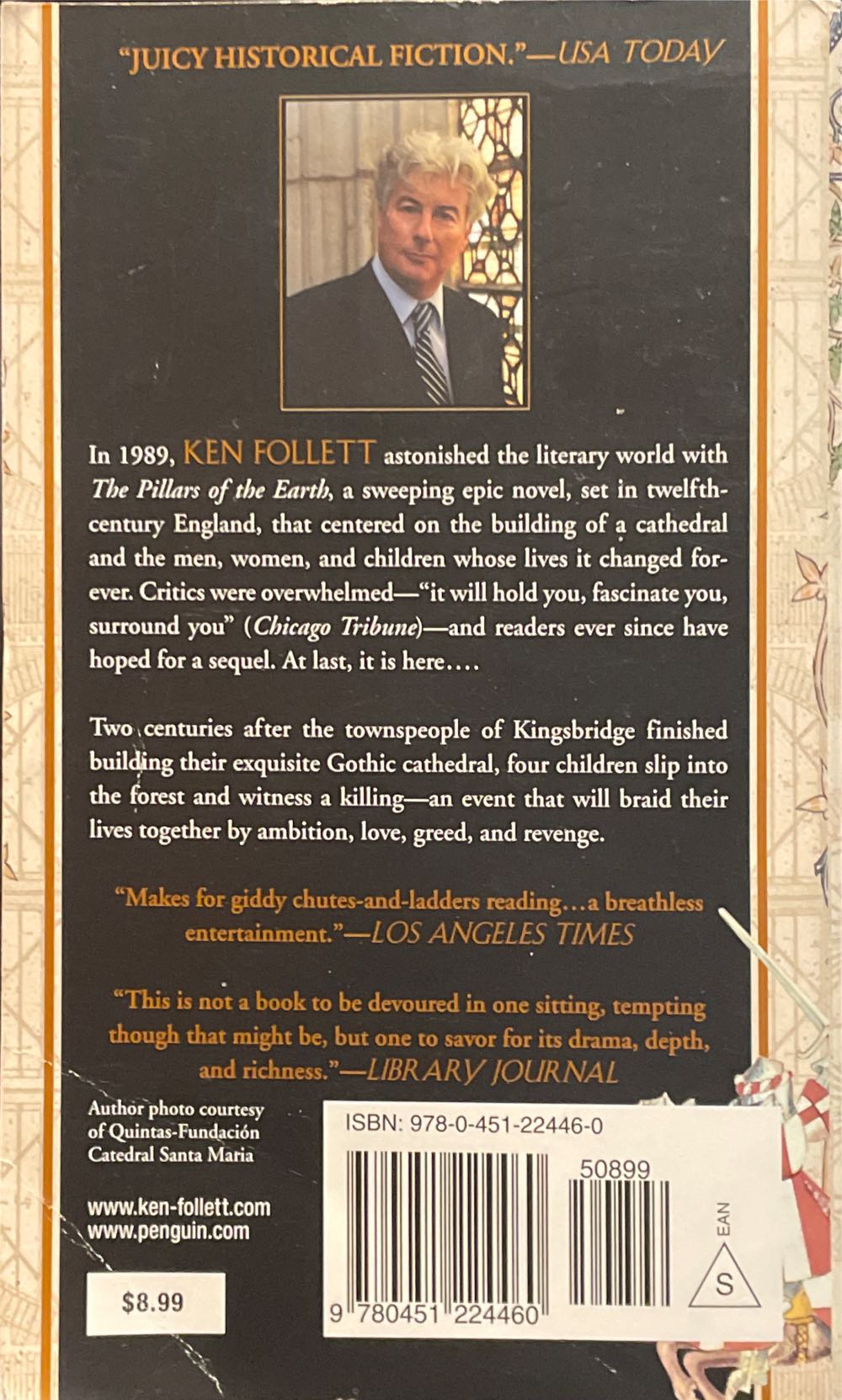 World Without End - Ken Follett (A Signet Book - Paperback) book collectible [Barcode 9780451224460] - Main Image 2