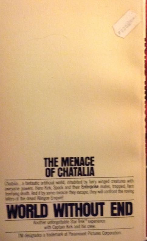 Star Trek: World Without End - Joe Haldeman (Bantam Books - Paperback) book collectible [Barcode 9780553241747] - Main Image 2