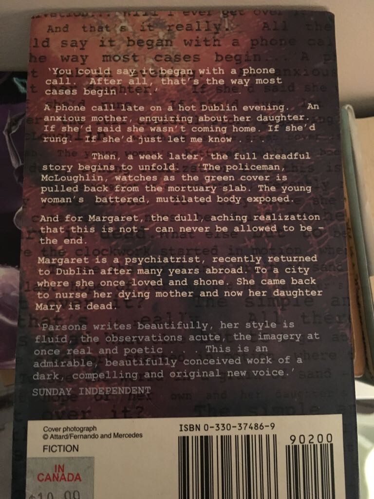 Mary, Mary - Julie Parsons (Pan Macmillan - Paperback) book collectible [Barcode 9780330374866] - Main Image 2