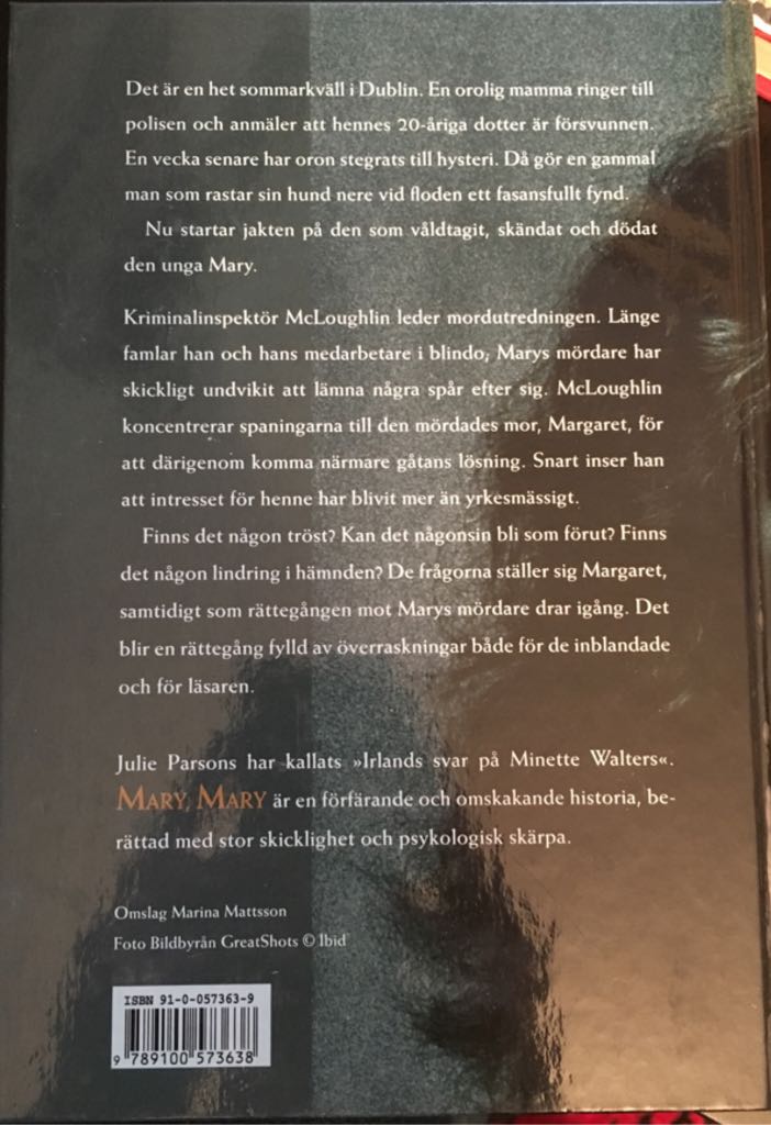 Mary, Mary  (Bonniers - Hardcover) book collectible [Barcode 9789100573638] - Main Image 2