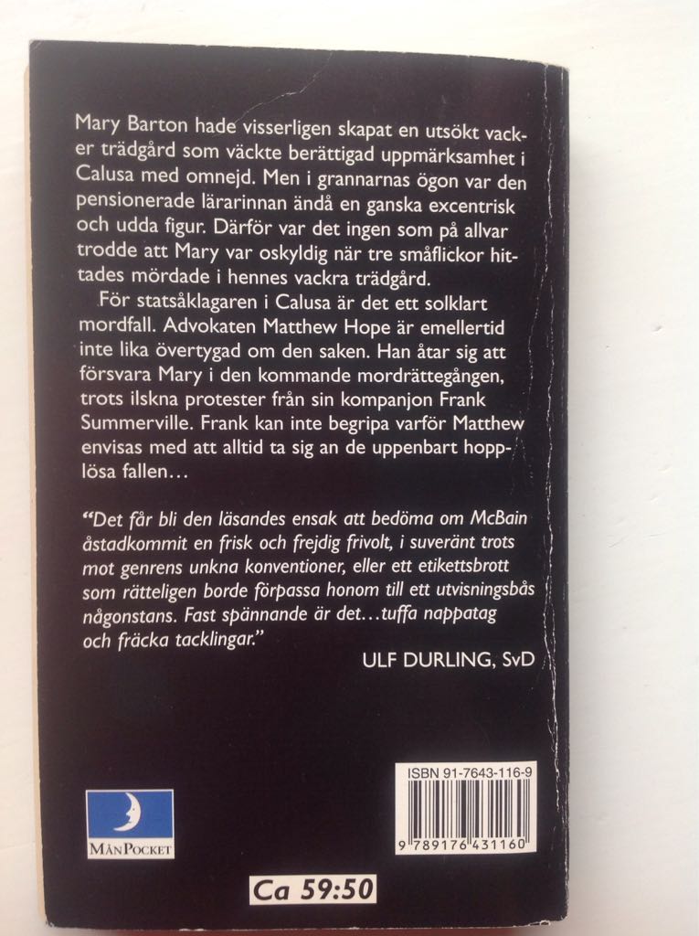 Mary, Mary - Ed McBain book collectible [Barcode 9789176431160] - Main Image 2