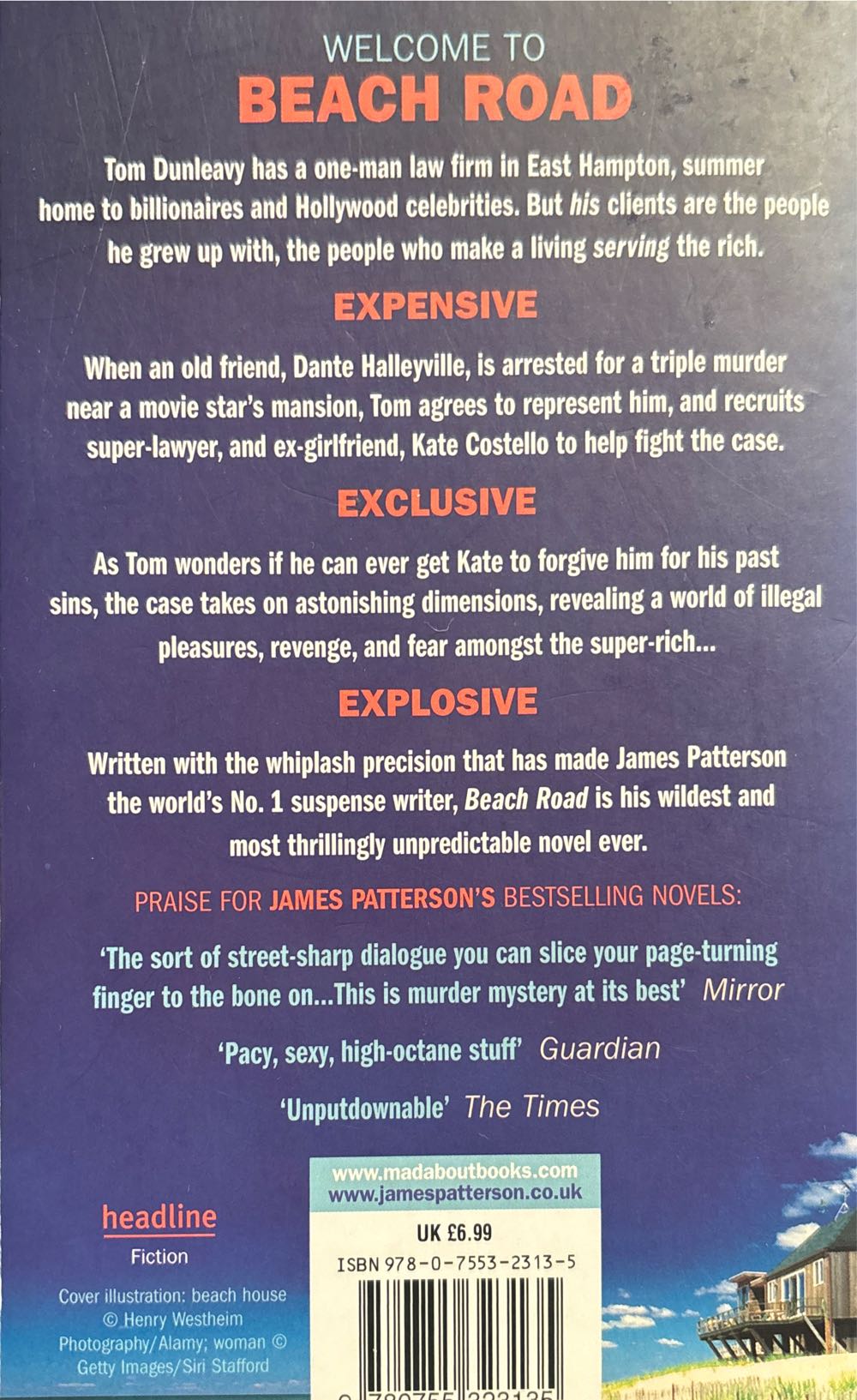 Beach Road - James Patterson (Headline Publishing Group - Paperback) book collectible [Barcode 9780755323135] - Main Image 4