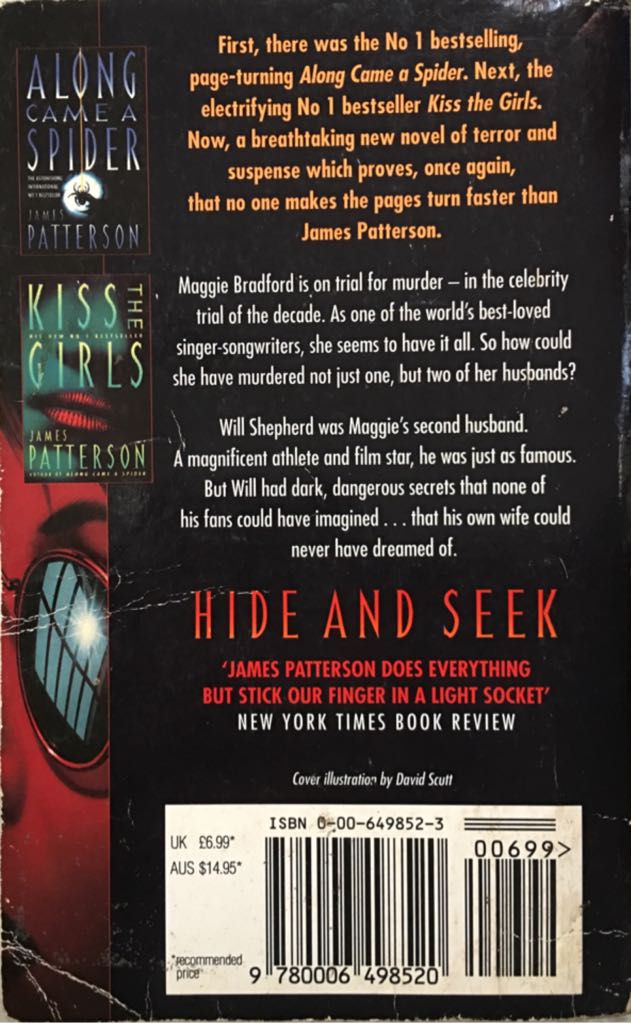 Hide & Seek - James Patterson (Harper Collins - Paperback) book collectible [Barcode 9780006498520] - Main Image 2