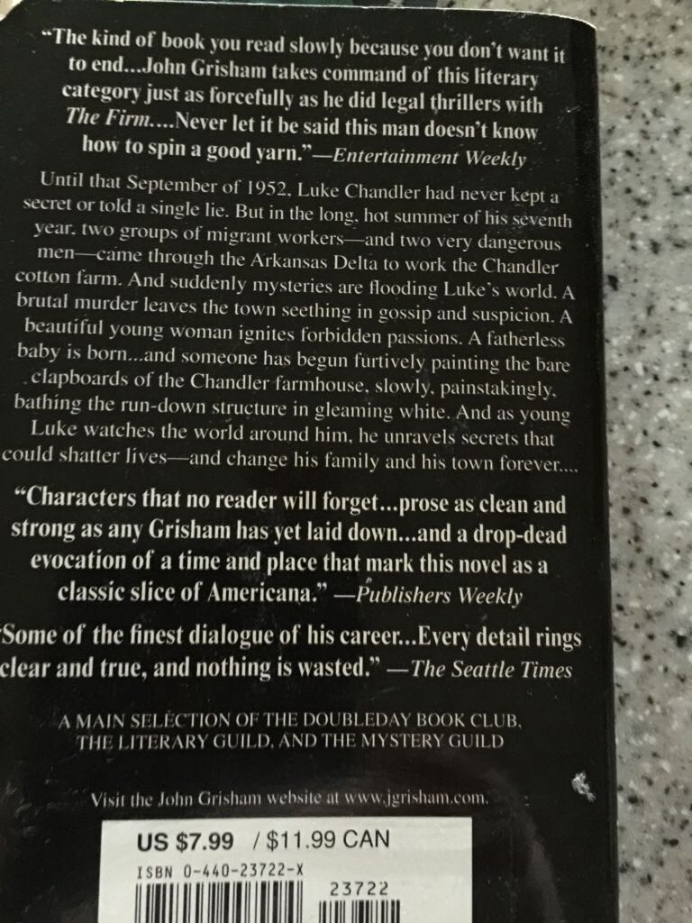 A Painted House - John Grisham (Dell - Paperback) book collectible [Barcode 9780440237228] - Main Image 2