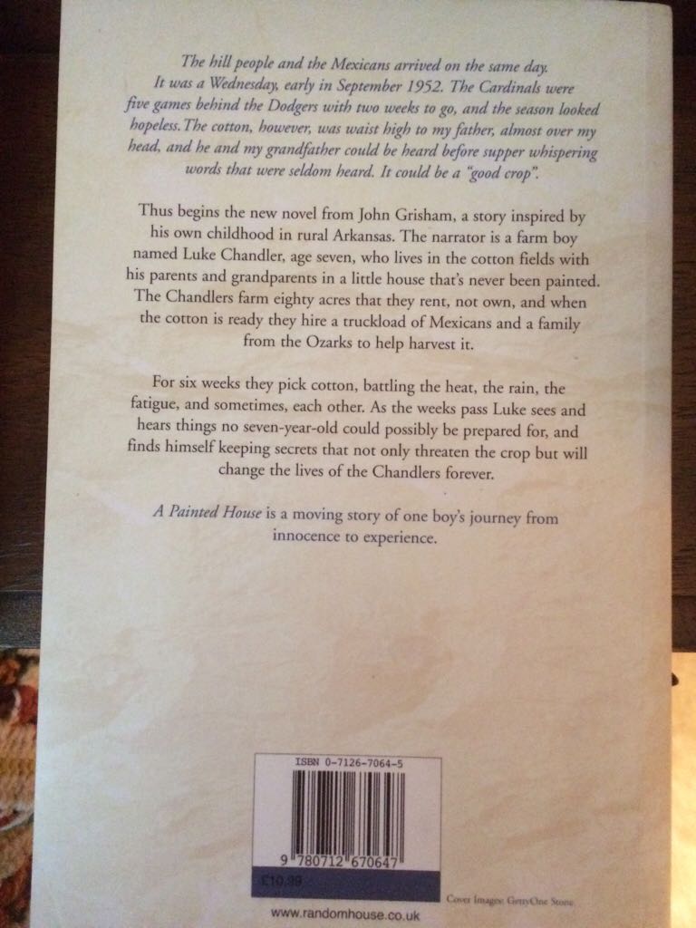 A Painted House - Grisham, John (Century - Paperback) book collectible [Barcode 9780712670647] - Main Image 2
