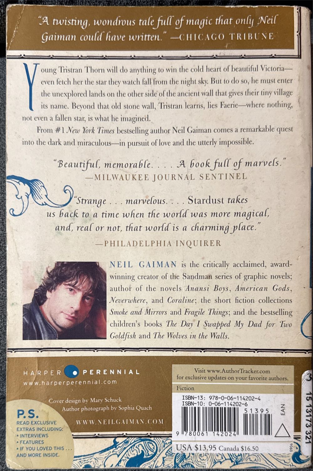 Stardust - Neil Gaiman (Harper Perennial - Paperback) book collectible [Barcode 9780061142024] - Main Image 4