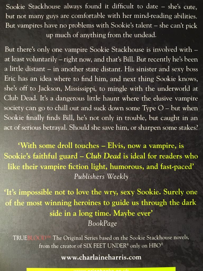 Club Dead - Charlaine Harris (Gollancz - Paperback) book collectible [Barcode 9780575089402] - Main Image 2