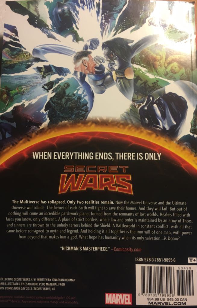 Secret Wars - Jim Shooter (Marvel Comics - Trade Paperback) book collectible [Barcode 9780785198956] - Main Image 2