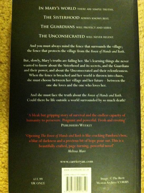 The Forest of Hands and Teeth - Carrie Ryan (Gollancz - Paperback) book collectible [Barcode 9780575090859] - Main Image 2