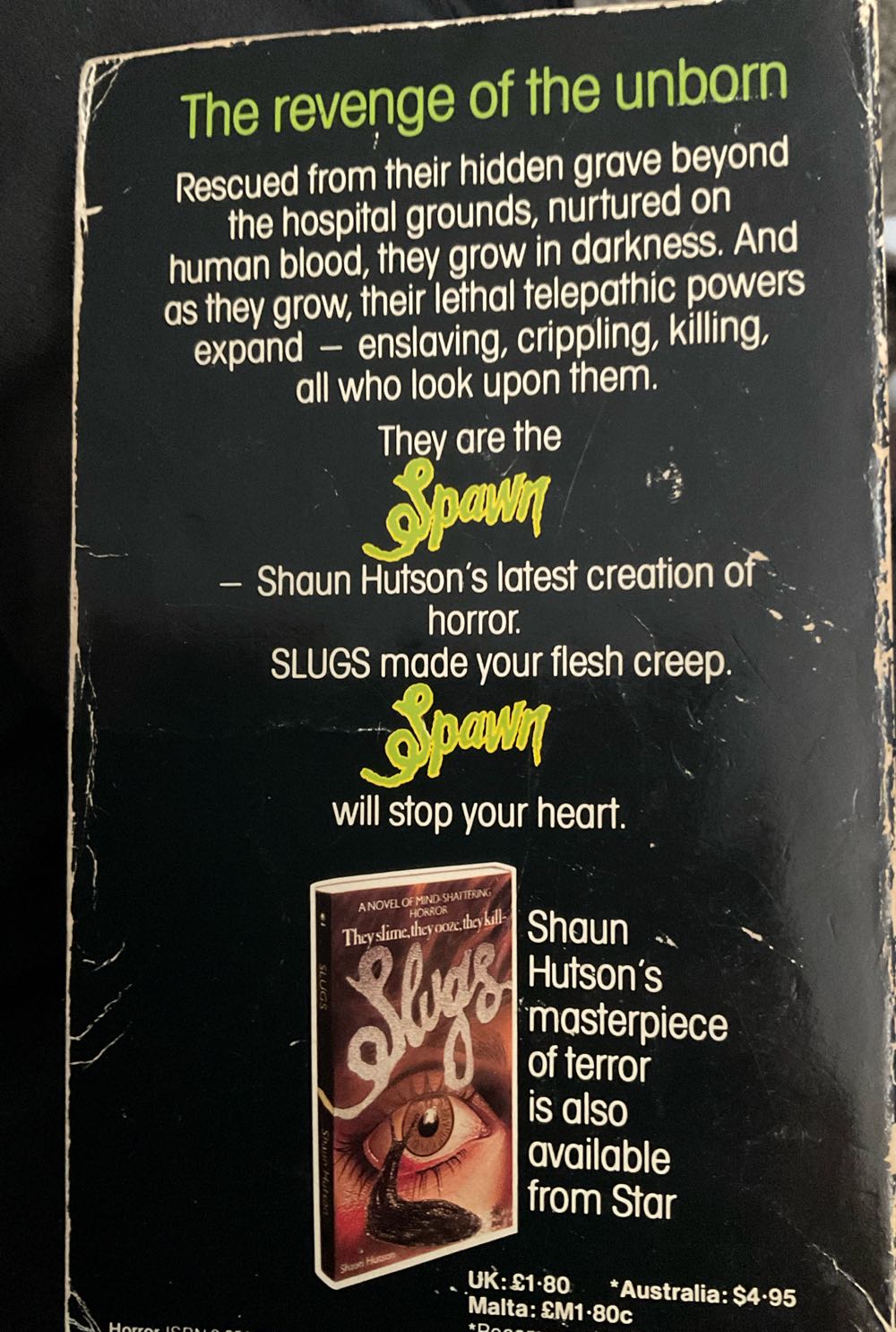 Spawn - Shaun Hutson (Star - Paperback) book collectible [Barcode 9780352313751] - Main Image 2