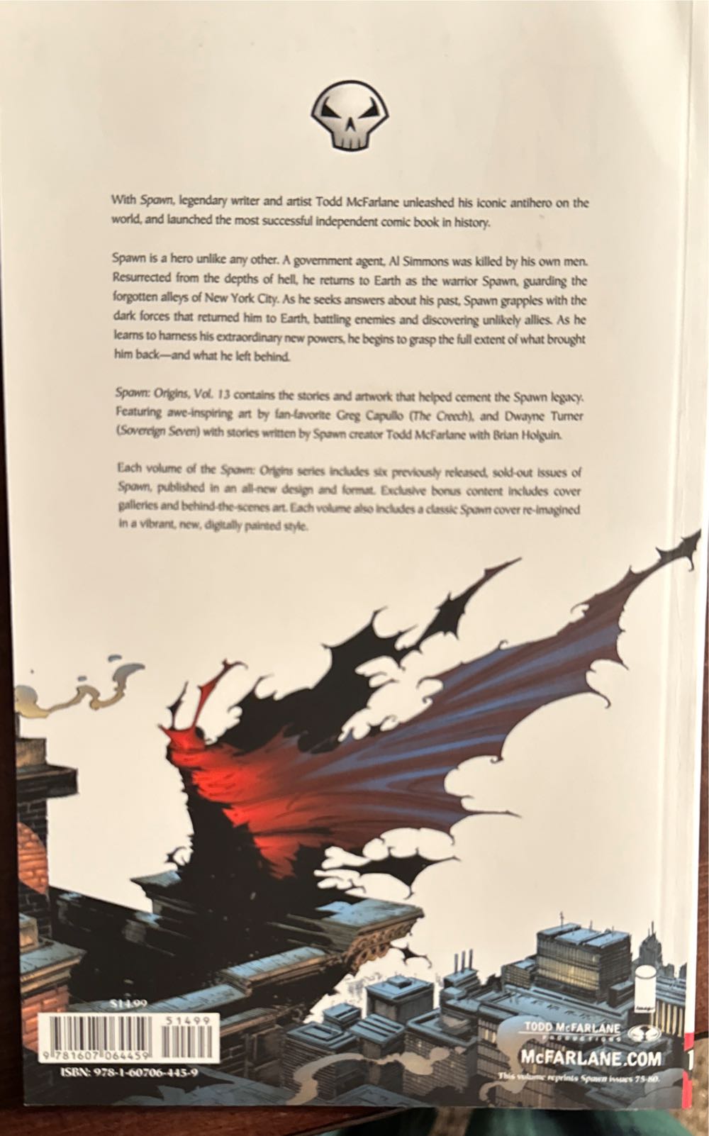 Spawn: Origins Collection, Vol. 13 - Todd McFarlane book collectible [Barcode 9781607064459] - Main Image 3