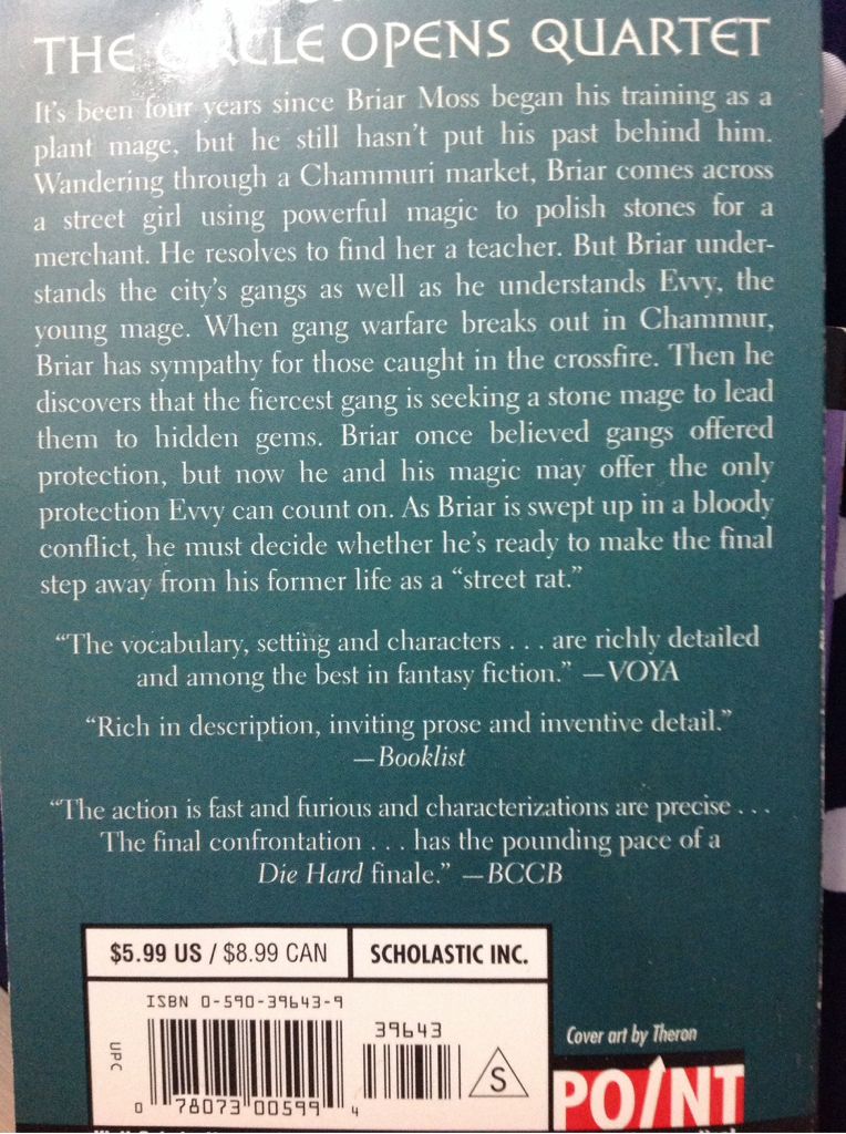 Street Magic - Tamora Pierce (Scholastic Paperbacks - Paperback) book collectible [Barcode 9780590396431] - Main Image 2
