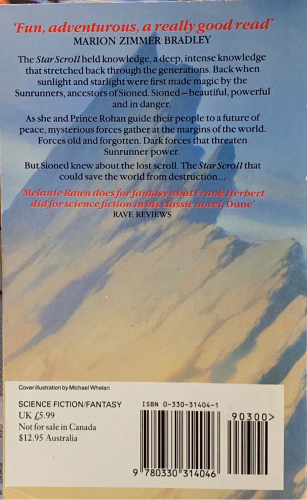 The Star Scroll - Melanie Rawn (Pan - Paperback) book collectible [Barcode 9780330314046] - Main Image 2