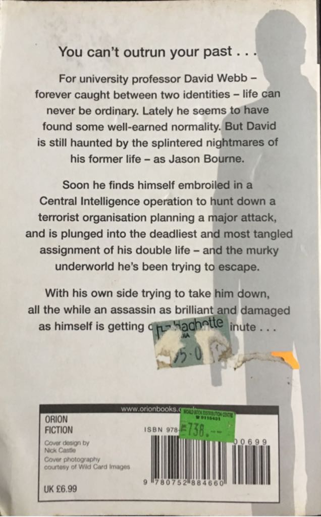 The Bourne Sanction - Robert Ludlum (Orion Books - Paperback) book collectible [Barcode 9780752884660] - Main Image 2