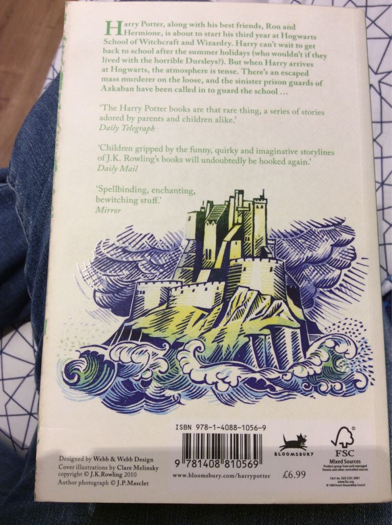 Harry Potter and the Prisoner of Azkaban - J. K. Rowling (Bloomsbury - Paperback) book collectible [Barcode 9781408810569] - Main Image 2