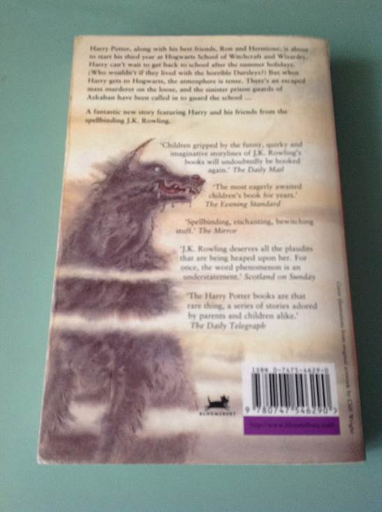 Harry Potter #3 The Prisoner Of Azkaban - J. K. Rowling (Raincoast Books - Hardcover) book collectible [Barcode 9781551922461] - Main Image 2
