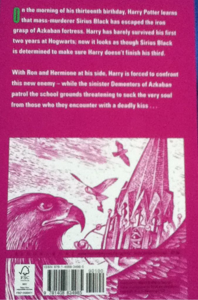 Harry Potter and the Prisoner of Azkaban  book collectible - Main Image 2