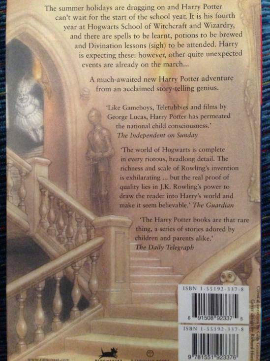 Harry Potter and the Goblet of Fire - J. K. Rowling (Raincoast Books - Paperback) book collectible [Barcode 9781551923376] - Main Image 2