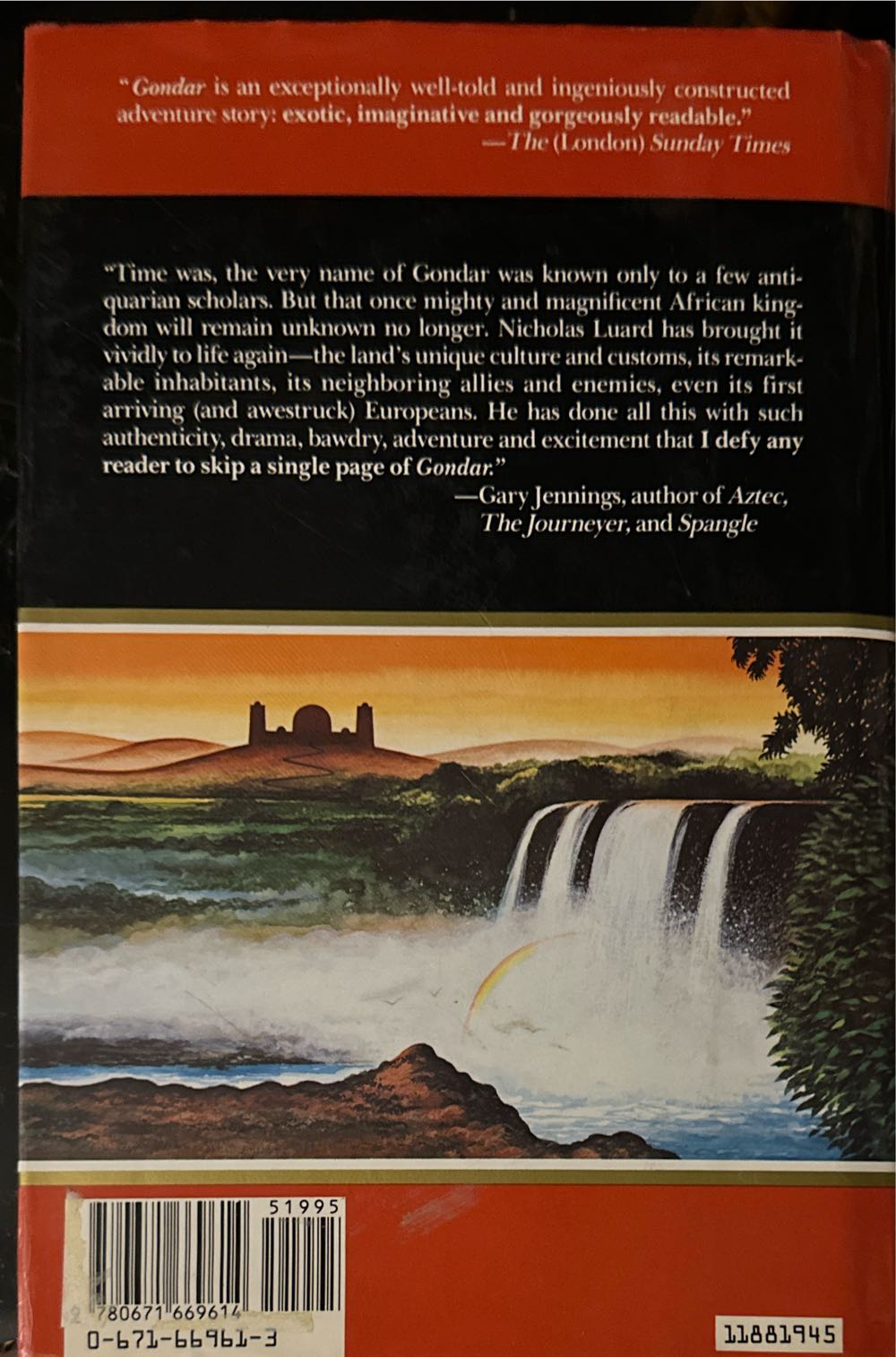 Gondar - Nicholas Luard (- Hardcover) book collectible [Barcode 9780671669614] - Main Image 2
